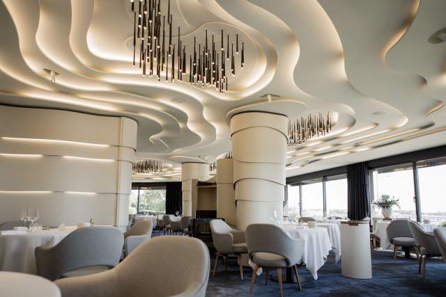 Salle du Restaurant Christopher Coutanceau, Restaurant gastronomique étoilé La Rochelle