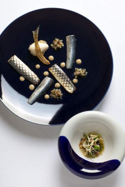 Plat du Restaurant Christopher Coutanceau, Restaurant gastronomique étoilé La Rochelle