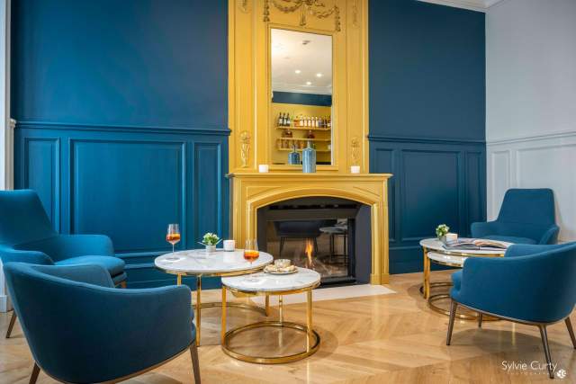 Bar de La Villa Grand Voile Relais &amp; Châteaux La Rochelle Hôtel de Luxe