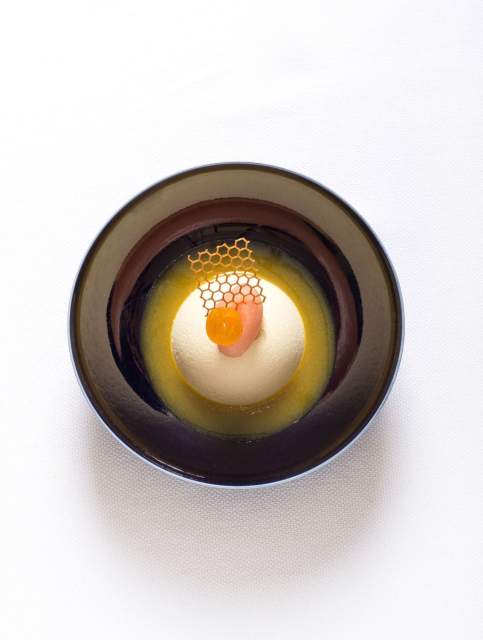 Plat du Restaurant Christopher Coutanceau, Restaurant gastronomique étoilé La Rochelle