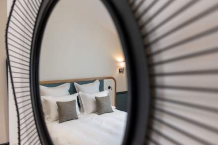 Miroir chambre, Christopher Coutanceau La Rochelle Restaurants & Hôtel