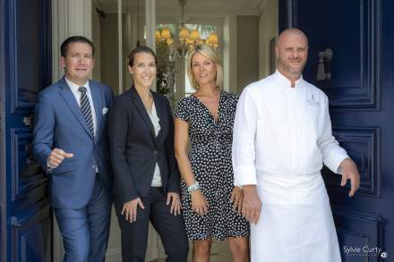 Christopher Coutanceau, Nicolas Brossard, et leurs épouses, La Villa Grand Voile Relais & Châteaux La Rochelle Hôtel de Luxe