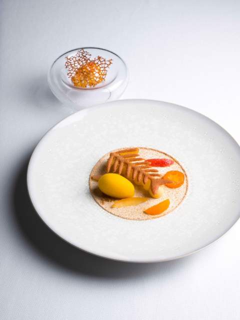 Plat du Restaurant Christopher Coutanceau, Restaurant gastronomique étoilé La Rochelle