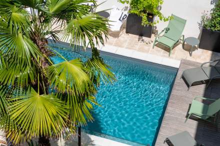 Piscine de La Villa Grand Voile Relais & Châteaux La Rochelle Hôtel de Luxe