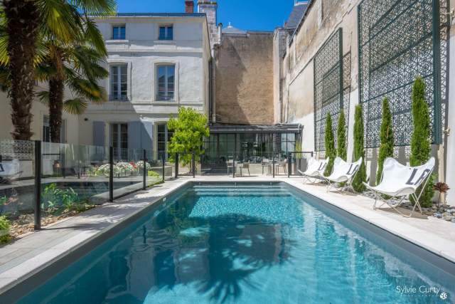 Piscine de La Villa Grand Voile Relais &amp; Châteaux La Rochelle Hôtel de Luxe