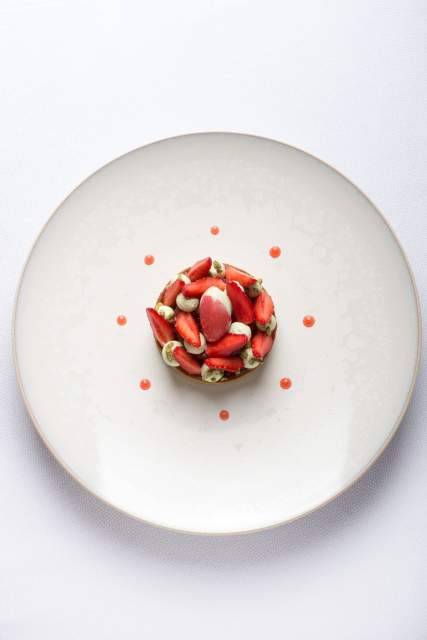 Plat du Restaurant Christopher Coutanceau, Restaurant gastronomique étoilé La Rochelle