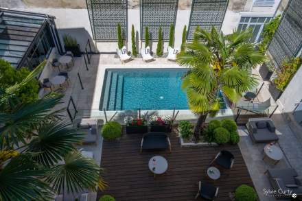 Piscine de La Villa Grand Voile Relais & Châteaux La Rochelle Hôtel de Luxe