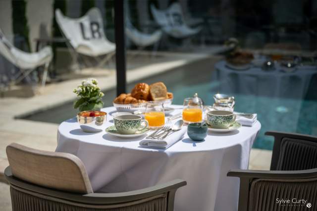 Petit déjeuner à La Villa Grand Voile Relais &amp; Châteaux La Rochelle Hôtel de Luxe